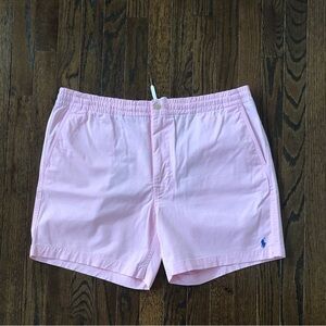 *LIKE NEW* Polo Ralph Lauren Men’s XXL Pink Khaki Stretch Classic Fit Shorts